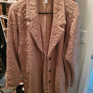 Quilted overcoat